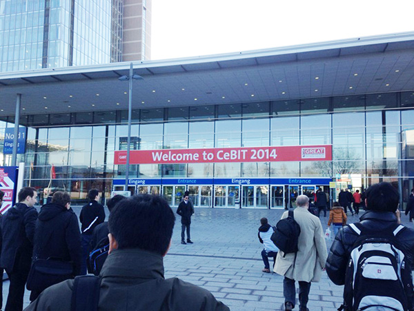 月博精彩亮相德国汉诺威CeBIT 2014